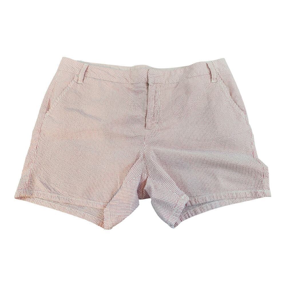 Marc New York Andrew Marc Womens Shorts sz 12 pink white striped